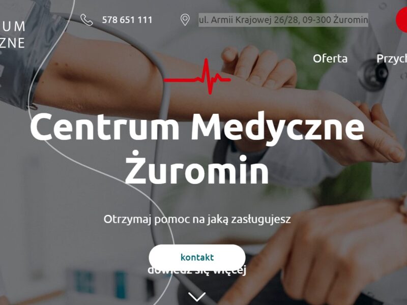 Centrum Medyczne w Żurominie, prywatne usługi medyczne, od 400 zł /h praca dla Nefrologa i Neurologa