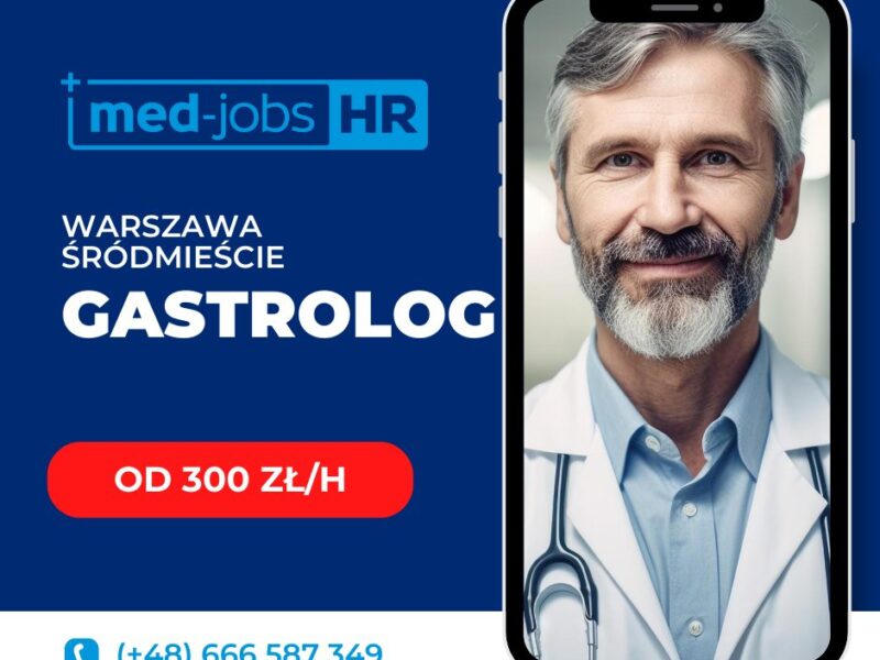 Centrum Diagnostyki Medycznej mieszczący się w Warszawie zatrudni Lekarza Gastrologa , który wykonuje badania endoskopowe ( również w trakcie specjalizacji )