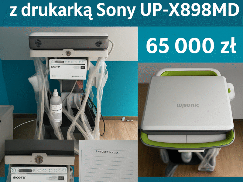 Nowy aparat USG Wisonic Clover 60 z drukarką Sony UP-X898MD