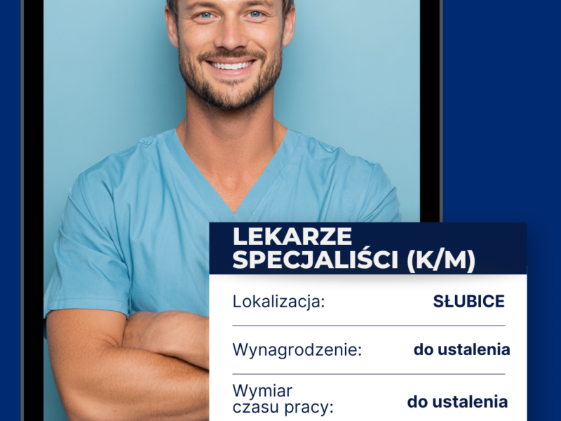 Lekarz specjalista (K/M)